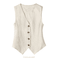 thumbnail image 1 of Lixiuxyad Womens Tank Tops Loose Fit Women's Summer Vests And Tanks: Linen Style Sleeveless Top Slim Fit And Elegant Design For Casual And Formal Occasions,White, 1 of 6