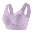 thumbnail image 1 of Lixiuxyad plus Sized Sports Bra Women's Thin Underwire Push Up Vest Lingerie Bow Rhinestone Bra, 1 of 4