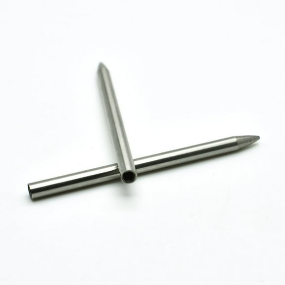 Lixmnse 2-Pack Stainless Steel 550 Paracord Fids Needles for Lacing, Stitching, and Weaving, Rust-Proof and Durable with Blunt End to Prevent Snagging Silver