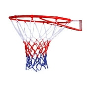 Lixmnse Outdoor/Indoor Wall-Mounted Basketball Hoop with Heavy-Duty Steel Frame and Polypropylene Net, Easy Assembly, Perfect for Backyard Fun Multicolor