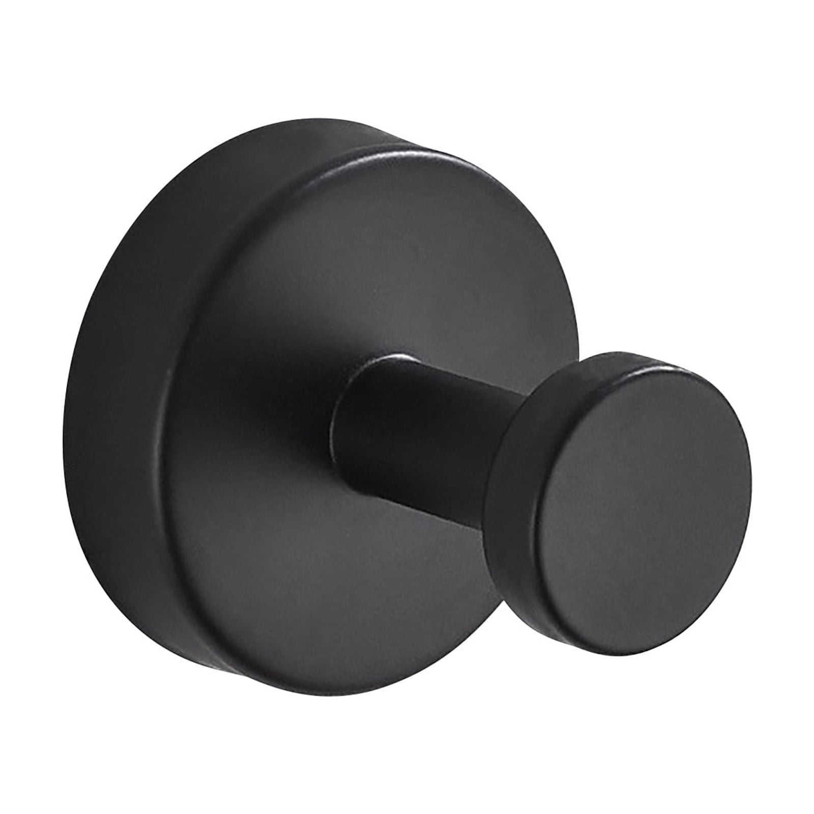 Lixmnse Suction Cup Hooks for Shower, No-Drill Matte Black Towel Hooks, Rust-Resistant Premium Metal Suction Cup Hooks for Bathroom, Kitchen and Entryway Black
