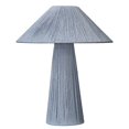 thumbnail image 1 of Benjara Liya 18 Inch Table Lamp, Cone Shade and Tapered Base, Textured Blue Finish, 1 of 5