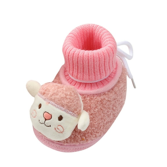 Liyamei Baby Girls Boys Warm Shoes Soft Booties Snow Comfortable Boots Infant Toddler Warming And Fashion Cute Shoes Baby Sneakers Size 9-12 Months