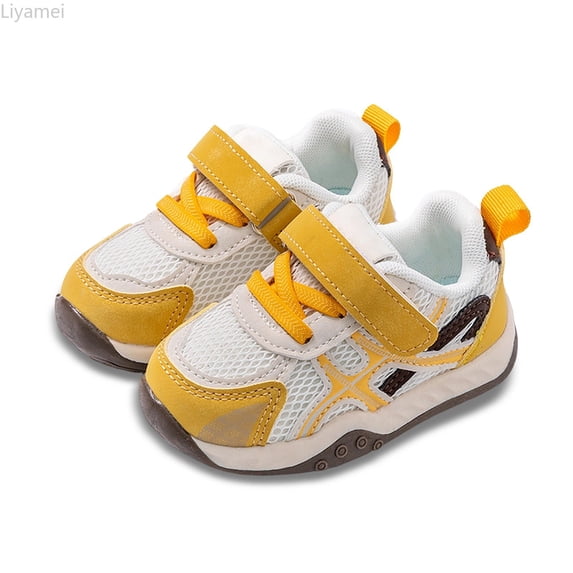 Liyamei Baby Shoes Toddler Boys Girls Walking Shoes Mesh Breathable Lightweight Sneakers for First Walkers Size 9