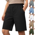 thumbnail image 1 of Liyamei Boys Athletic Shorts with Stretch for Summer Running Sports Size 5-16,Black, 1 of 7