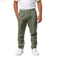 thumbnail image 1 of Liyamei Boys Casual Pants, Kids Straight Leg Trousers, Drawstring Elastic Waist Soft Blend Flat Front Size 4-14, 1 of 6