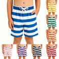 thumbnail image 1 of Liyamei Boys Color Print Athletic Shorts with Drawstring for Summer Size 2-14,Pink, 1 of 4