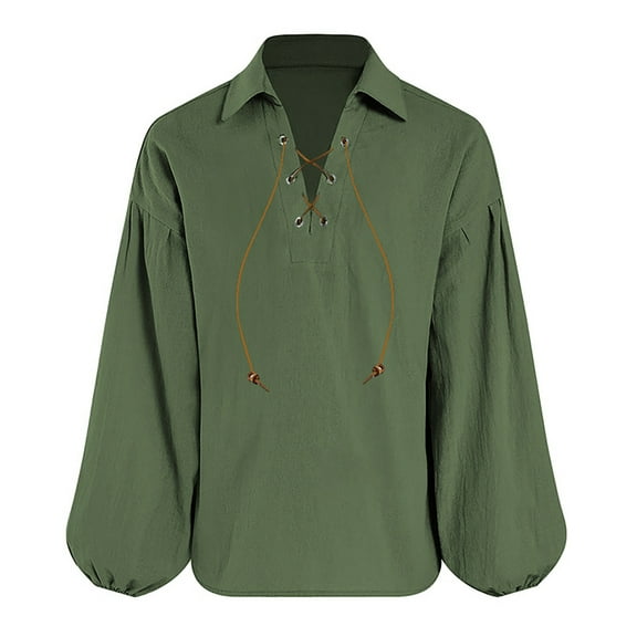 Liyamei Boys Shirt Kids Lace up Performance Tops Size 6-8 Years