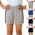 thumbnail image 1 of Liyamei Boys Training Shorts with Elastic Waist for Basketball Running Size 4-14,Grey, 1 of 7