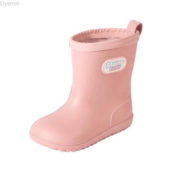 Liyamei Boys and Girls Rain Boots Waterproof Non Comfortable 1-12 Years