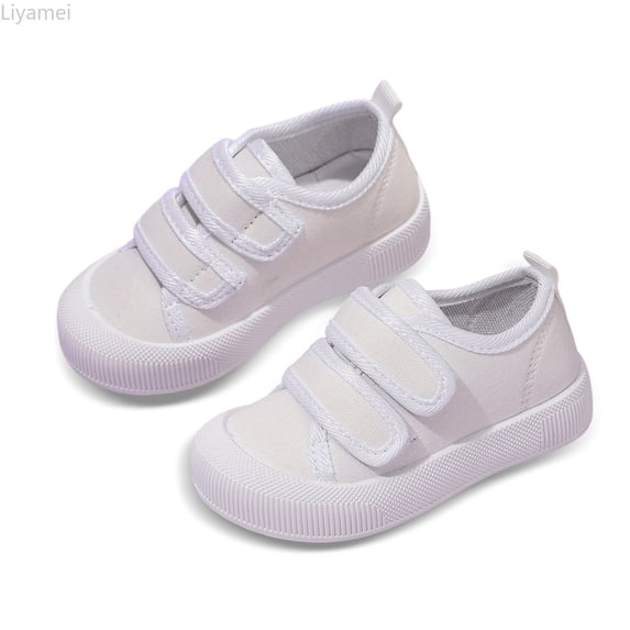 Liyamei Breathable Kids Casual Sneakers Wide Toe Barefoot Feel Lightweight Walking Shoes For Boys Play Size 7.5