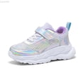 thumbnail image 1 of Liyamei Breathable Mesh Sneakers For Girls With Sparkling Lightweight Comfortable Running Shoes For All Seasons Girls Running Shoes Size 2.5, 1 of 4