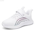 thumbnail image 1 of Liyamei Children's Fashion Mesh Lace Up Sneakers Color Matching Casual Comfortable Running Shoes Girls Running Shoes Size 11, 1 of 5