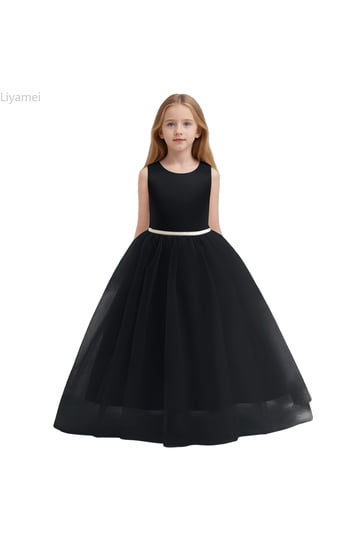 b. darlin wide bow straps v-neckline pearls party skirt dress B Darlin Juniors' Wide Straps Ties V-Neck Gown