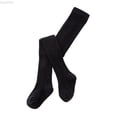 thumbnail image 1 of Liyamei Girl Cable Knit Leggings Stocking Tights Footed Pants Toddler Kids Cotton Warm Pantyhose Size Black 4-6 Years, 1 of 5
