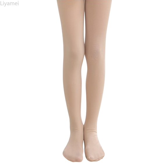 Liyamei Girls Ballet Dance Tights with Stretchy Basic for Spring Summer Performance Size 0-8 Years