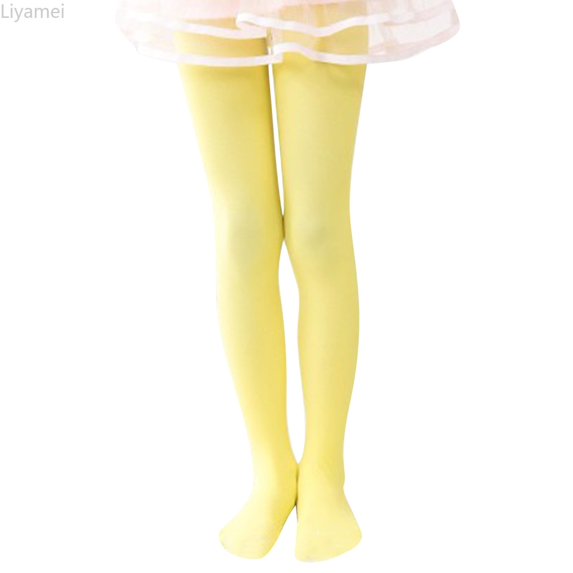Liyamei Girls Ballet Dance Tights with Stretchy Basic for Spring Summer Performance Size 0-8 Years
