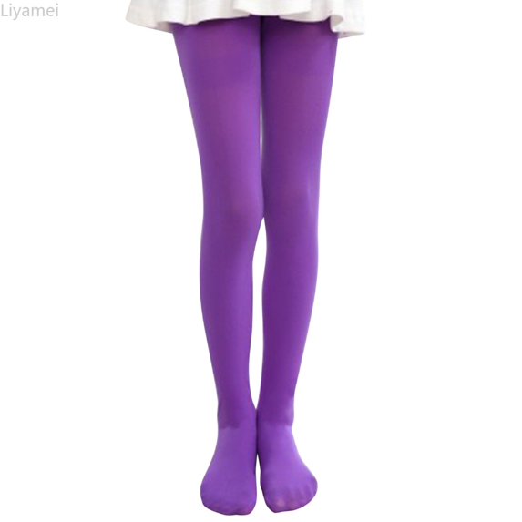 Liyamei Girls Ballet Dance Tights with Stretchy Basic for Spring Summer Performance Size 0-8 Years
