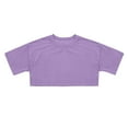 thumbnail image 1 of Liyamei Girls Crop Tops Summer Short Sleeve Round Neck T Shirts Basic Tee for Kids Size 15-16 years, 1 of 3