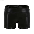 thumbnail image 1 of Liyamei Girls Dance Shorts Modern Performance Trunks Summer Training Gold Printed Athletic Bottoms For Kids Girls Summer Shorts Size 11-12 Years, 1 of 3