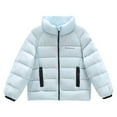 thumbnail image 1 of Liyamei Girls Down Jacket With Stand Collar Winter Warm Coat For Kids Outerwear Top For Ages 2 To 11 Years Girls Snow Coat Size 8-9 Years, 1 of 5