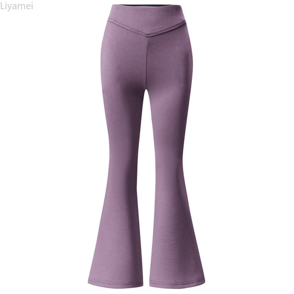 Liyamei Girls Dressy Bottom Flare Pants School Uniformss Pants Size 5 14Years School Uniformss Pants For Girls Girls Pants Size 7-8 Years