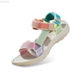 thumbnail image 1 of Liyamei Girls Fashion Solid Color Open Toe Breathable Comfortable Sandals Sandals For Girls Size Multicolor 10-10.5 Years, 1 of 5