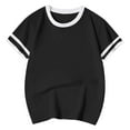 thumbnail image 1 of Liyamei Girls Graphic Short Sleeve Tops Casual Summer Tees For Toddler Kids Comfortable Daily Wear Cute Printed Shirts Girls Tops Size 3-4 Years, 1 of 3