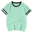 thumbnail image 1 of Liyamei Girls Graphic Short Sleeve Tops Casual Summer Tees For Toddler Kids Comfortable Daily Wear Cute Printed Shirts Girls Tops Size 4-5 Years, 1 of 3