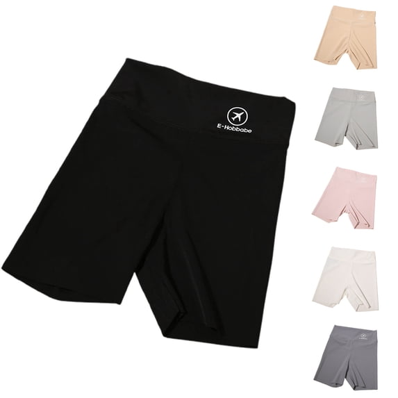 Liyamei Girls High Waist Stretch Leggings Shorts for Summer Dance Wear Size 5-12,Gray