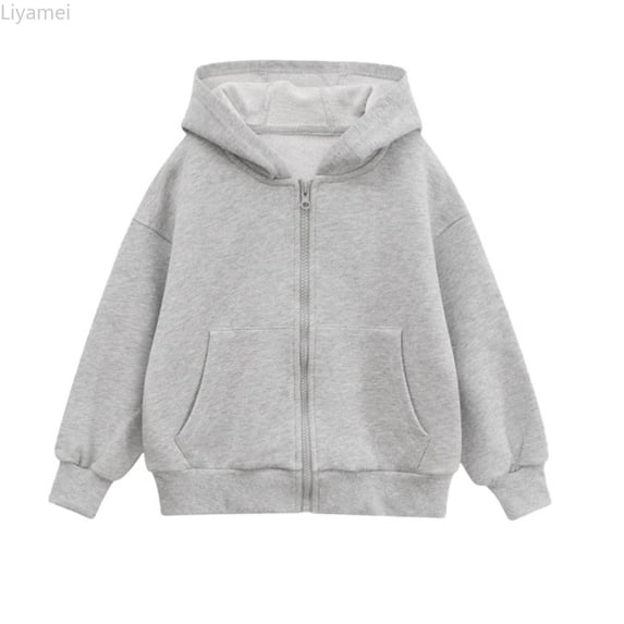 Liyamei Girls Hooded Zip Up Jacket Lightweight Outerwear Casual Pullover Coat For Teens Youth Autumn Winter Fashion Girls Jackets Size 13-14 Years