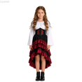 thumbnail image 1 of Liyamei Girls Pirate Dress Long Sleeve Halloween Outfit 4-11Y, 1 of 5