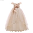 thumbnail image 1 of Liyamei Girls Prom Gowns Wedding Birthday Party Princess Long Dresses 3-4 Years, 1 of 3