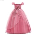 thumbnail image 1 of Liyamei Girls Prom Gowns Wedding Birthday Party Princess Long Dresses 8-9 Years, 1 of 5
