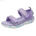 thumbnail image 1 of Liyamei Girls Sandals Open-Toe Summer Outdoor Unisex Child Sport Sandals Athletic Lightweight Size Purple 10.5-11 Years, 1 of 3