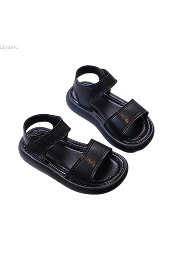 Girls Sandals For Toddlers And Kids Comfortable Casual Party Wear Breathable Soft Sole Everyday Footwear For Ages 1 6 Years Girls Summer Sandals Size Black 1-1.5 years