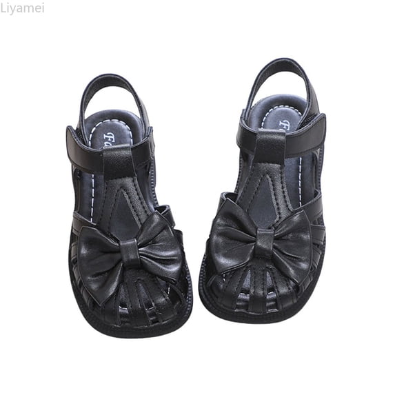 Liyamei Girls Sandals For Toddlers And Kids Comfortable Outdoor Summer Footwear With Flexible Design Ideal For Ages 12 Months To 14 Years Girls Dress Sandals Size Black 12-15 Months