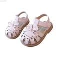 thumbnail image 1 of Liyamei Girls Sandals For Toddlers And Kids Comfortable Outdoor Summer Footwear With Sole For Ages 12 Months To 7 Years Girls Dress Sandals Size Pink 12-15 Months, 1 of 3