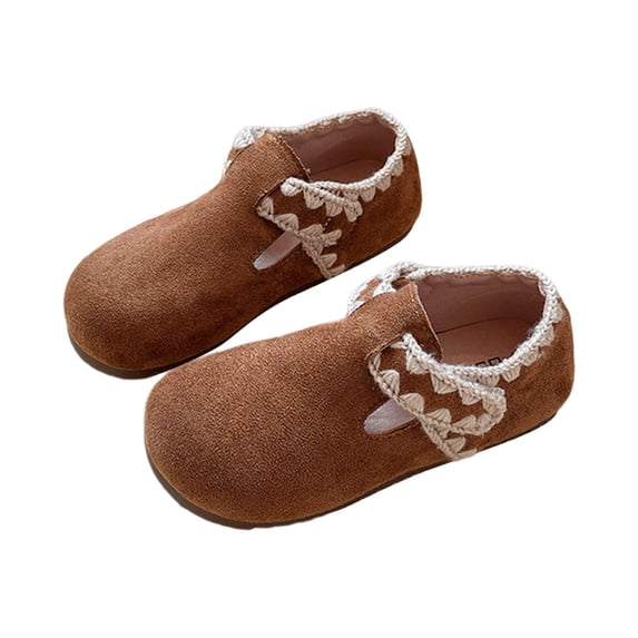 Liyamei Girls Sneakers For Toddlers Soft Sole Leather Shoes For Autumn Style Footwear Korean Design For Little Girls Comfortable And Toddler Girls Sneakers Size 2.5-3 Years