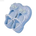 thumbnail image 1 of Liyamei Girls' Soft Sole Crystal Shoes With Rhinestones Girls Dress Sandals Size Blue US:9.5, 1 of 5