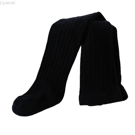 Liyamei Girls Spring Autumn Pantyhose with Solid Color Combed for Casual Wear Size 0-12 Years