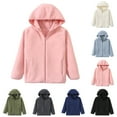 thumbnail image 1 of Liyamei Kids Hooded Jacket with Zipper for Winter Windproof Warm Outerwear Size 3-4 Years, 1 of 4