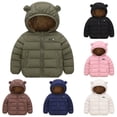 thumbnail image 1 of Liyamei Kids Hooded Padded Jacket with Lining for Winter Warm Outdoor Play Size 6-7 Years, 1 of 5