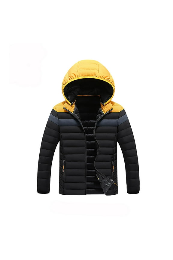 Kids Padded Clothing Autumn Winter Warm Casual Fashion Combination Thick Padded Hooded Coat Boys Waterproof Winter Jacket Size 11