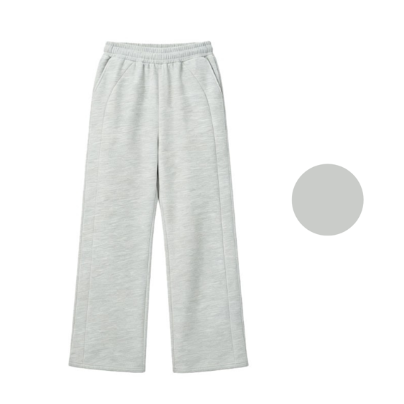 Liyamei Kids Solid Color Sporty Casual Pants with Elastic Waist for Active Play Size 5-14 Years