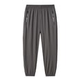 thumbnail image 1 of Liyamei Lightweight Children's Pants With Zipper Pockets Sports Trousers Comfortable Breathable Outdoor Wear Girls Sweatpants Size Gray 13-14 Years, 1 of 4