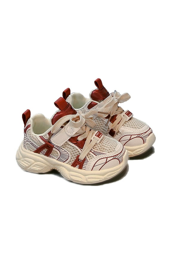 Spring Fashion Lightweight Platform Girls Dad Shoes E Net Breathable Boys Sneakers Child Running Upper Girls Athletic Shoes Size 30