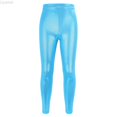 thumbnail image 1 of Liyamei Toddler Girls Dance Bike Short Breathable Playgrounds Gymnastics Glitter Ballet Pants Girls Pants Size Blue 4-5 Years, 1 of 3