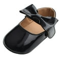 thumbnail image 1 of Liyamei Toddler Kids Baby Girls Patent Leather Cute Bow FirstWalk Hook&Loop Casual Shoes Toddler Sneakers Size 2, 1 of 4