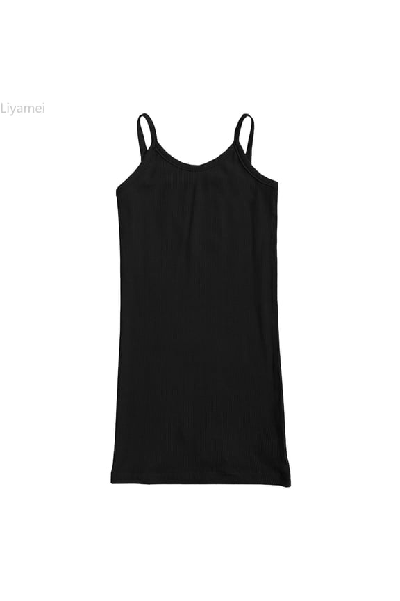 Toddler Kids Girls Dance Racerback Crop Sleeveless Soild Sports Dance Ballet Gymnastics Dancewear Dress Toddler Girl Dresses 3-4 Years